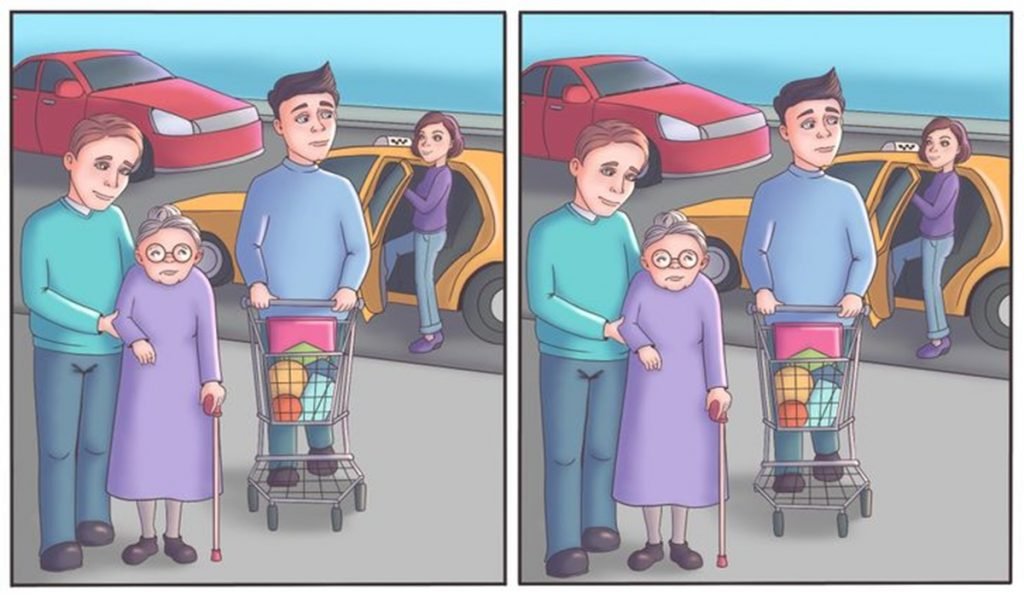 quebra cabeca voce consegue encontrar uma diferenca entre essas duas imagens