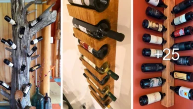 Racks de vinho DIY fáceis