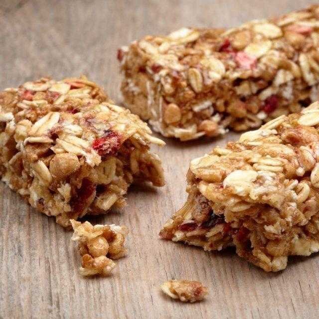 receita de barra de cereal caseira
