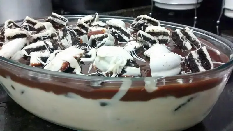 pavê de bolacha oreo