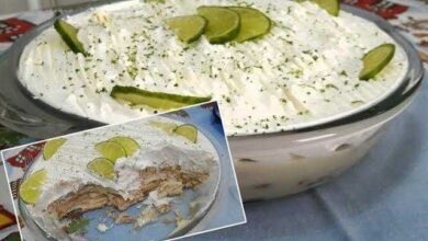 Receita de pavê de limão
