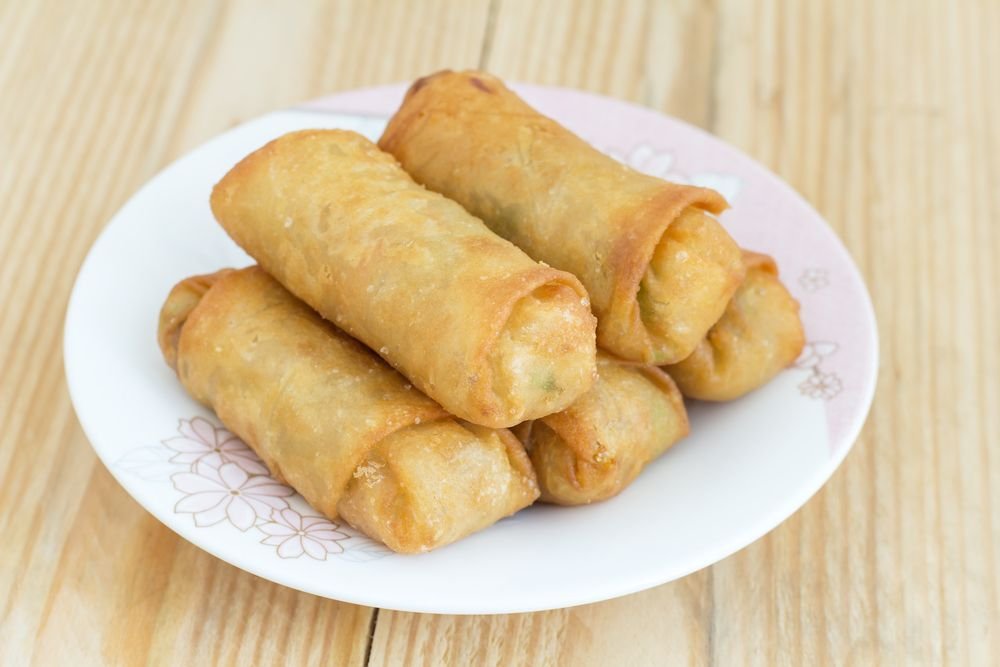 receita de rolinho primavera doce