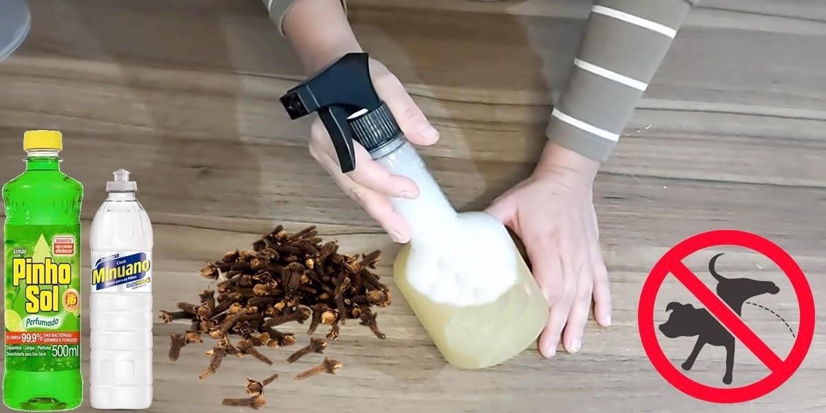 Repelente de xixi caseiro