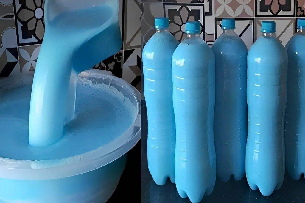 Sabão líquido para lavar roupas que rende muito usando apenas 3 ingredientes