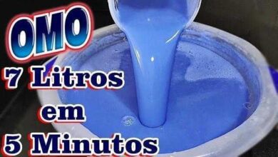 Sabão omo líquido - 7 litros em 5 minutos