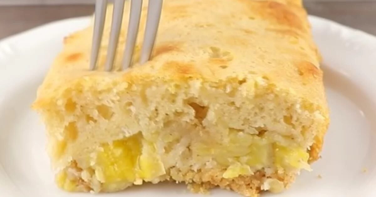 torta de banana pronta pedaco