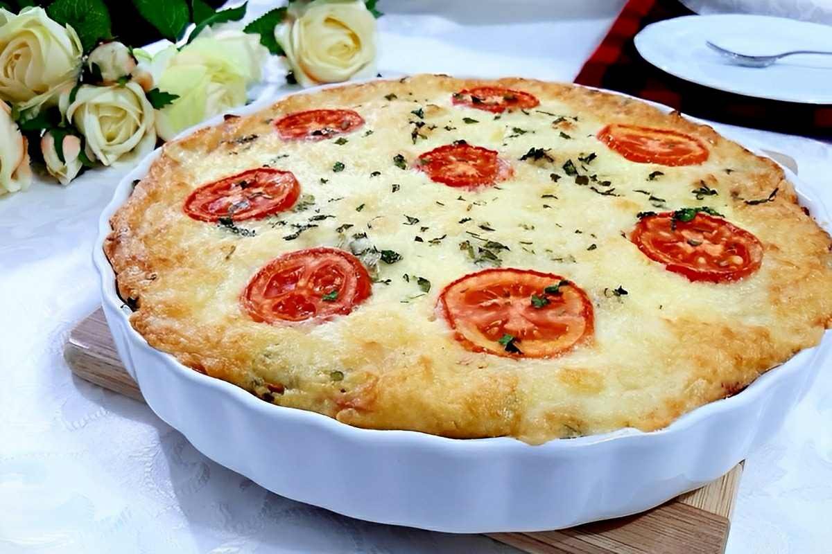 torta salgada com presunto e requeijao cremoso Torta salgada deliciosa recheada com presunto e requeijão cremoso