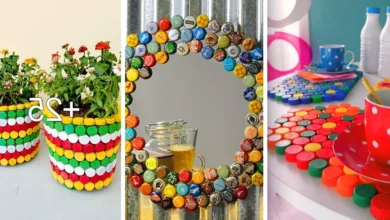 Transforme tampas de garrafa em itens exclusivos