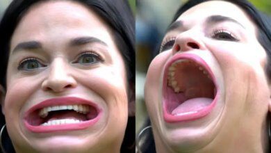 Vídeo viraliza ao mostrar a mulher que tem a maior boca do mundo, ela até entrou para o Guinness