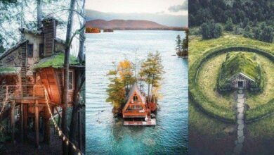 20 belas cabanas no meio do nada, perfeitas para fugir do estresse do dia a dia.