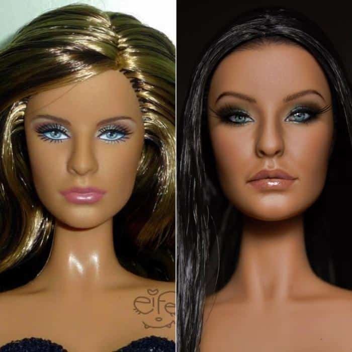 1596918525 751 Artista retira a maquiagem de bonecas e as recria com