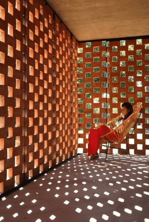 Ideias de Muros feitos com tijolinho