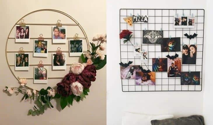 decoração com fotos