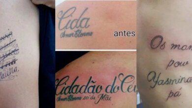 20 pessoas que foram criativas na hora de esconder a tatuagem que fizeram para o ex