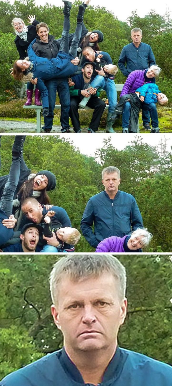 1621535838 927 23 fotos de familia que definitivamente algo bem estranho aconteceu