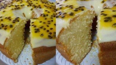 Receita de bolo de maracuja com calda e fofinho