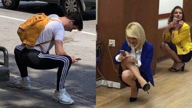 22 Vezes em que as pessoas foram vistas em público em posições no mínimo estranhas