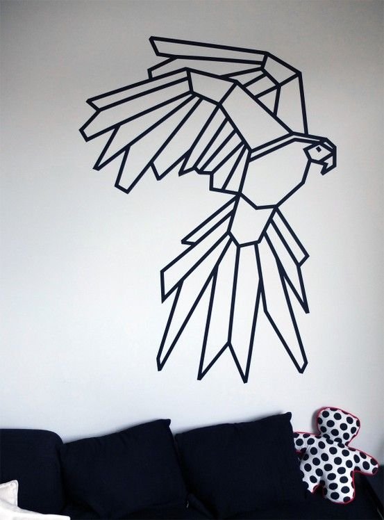 1499053685 754 como decorar paredes com fita isolante inspiracao