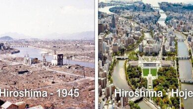 21 Fotos de antes e depois de alguns lugares que mostram a poderosa passagem do tempo