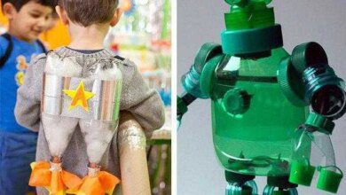 Brinquedos feitos com garrafa pet