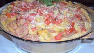 Receita de Macarrão com Calabresa na Panela de Pressão