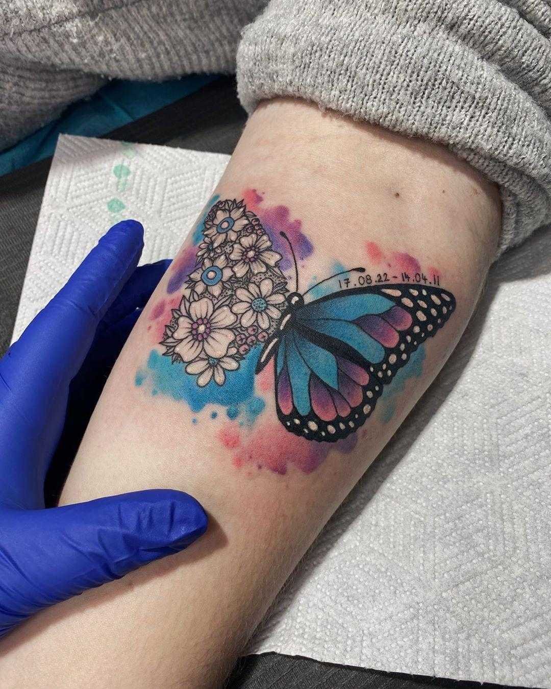 1594227087 643 70 opcoes de Tatuagem de Borboleta ideais para voce