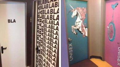 15 Placas de banheiro que fugiram totalmente do óbvio