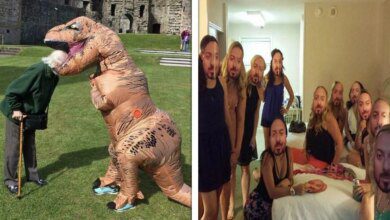 24 vezes as pessoas foram hilariamente surpreendidas por seus parentes