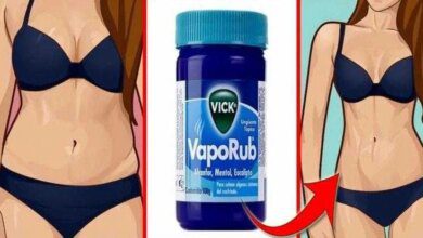Derreta gordura abdominal com Vick Vaporub a