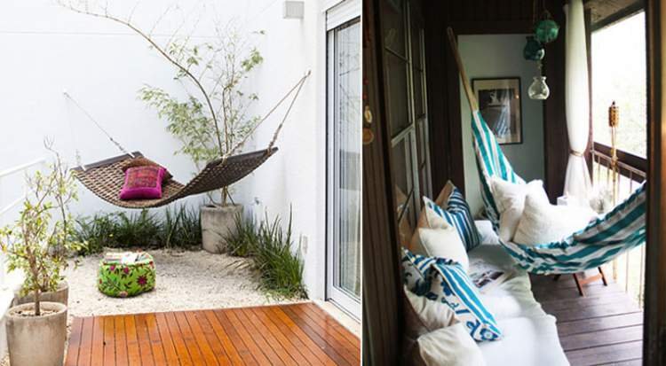 1751517027 911 12 ideias faceis para decorar a varanda ou sacada Instale uma rede para decorar a varanda ou sacada