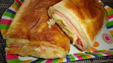 Como fazer Pãozinho Enrolado com Presunto e Queijo