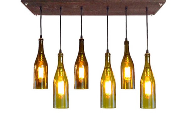 garrafa de vidro cortada lustre garrafa de vidro cortada lustre