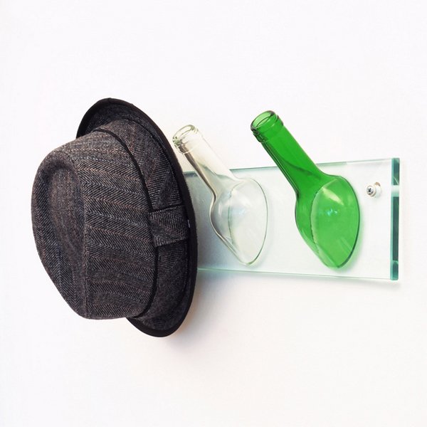 garrafa de vidro cortada cabide garrafa de vidro cortada cabide