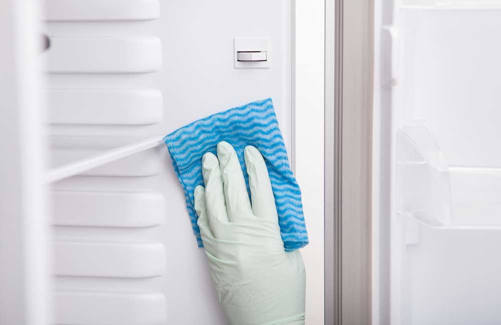 Limpeza de freezer por dentro