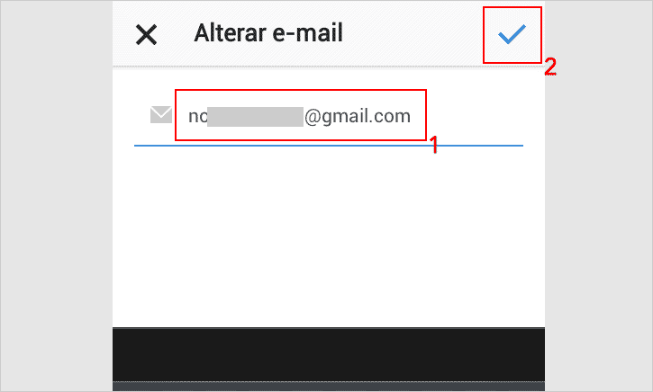 Mudando endereço de e-mail de conta do Instagram e salvando Mudando endereço de e-mail de conta do Instagram e salvando