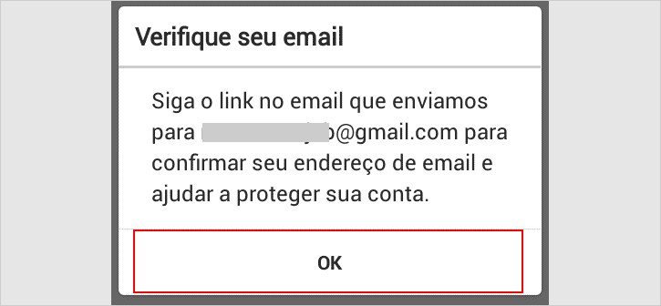 Verificando e validando novo e-mail configurado no Instagram Verificando e validando novo e-mail configurado no Instagram