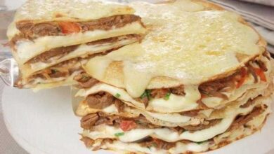 1751596086 torta de panqueca com carne gratinada Torta de panqueca com carne gratinada