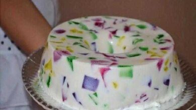 Gelatina Mosaico com Leite de Coco 2