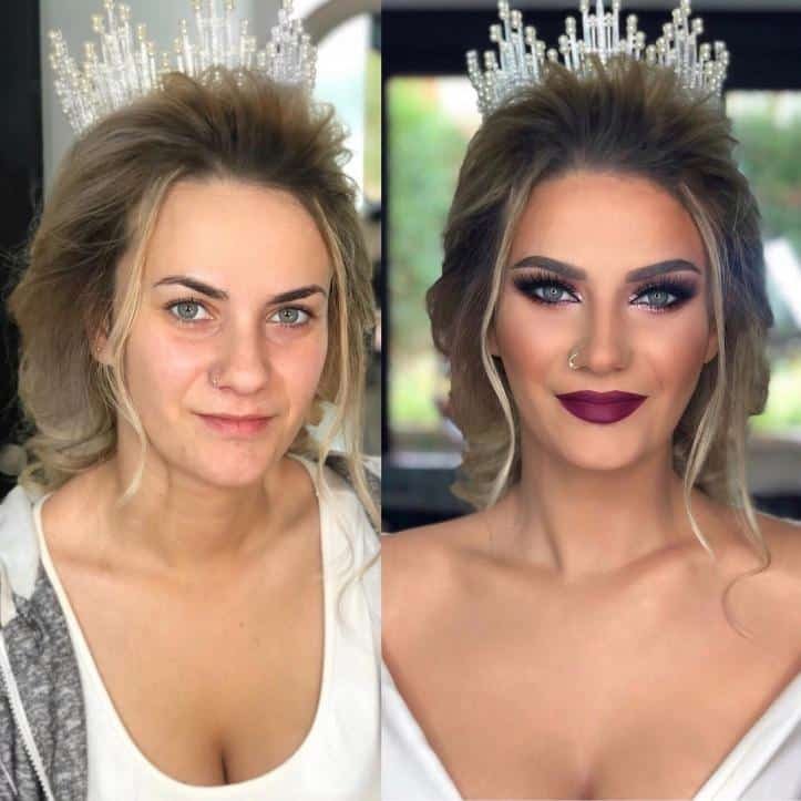 24 noivas antes e depois da maquiagem no dia do 24 noivas antes e depois da maquiagem no dia do