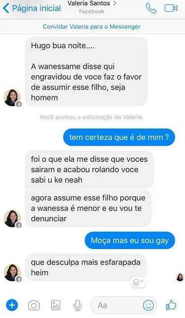 a desculpa mais esfarrapada para nao assumir o filho