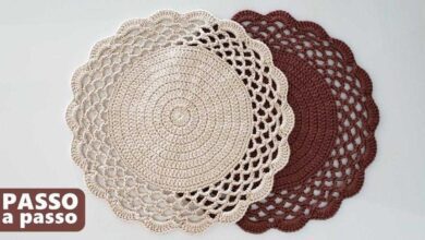 Aprenda Como Fazer Sousplat em Crochê – Passo a Passo