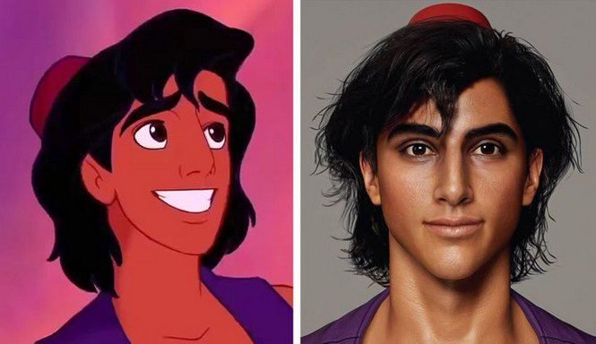 artista cria versao real de personagens de desenhos animados e Artista cria versao real de personagens de desenho animado e