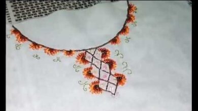 Bordado – Ponto margarida e nó francês