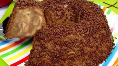 Como fazer Brigadeirão Mármore fs