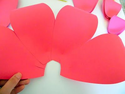 flor de papel A4 passo a passo