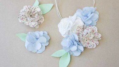 Como Fazer Flores de Tecido para Arranjo de Cabelo
