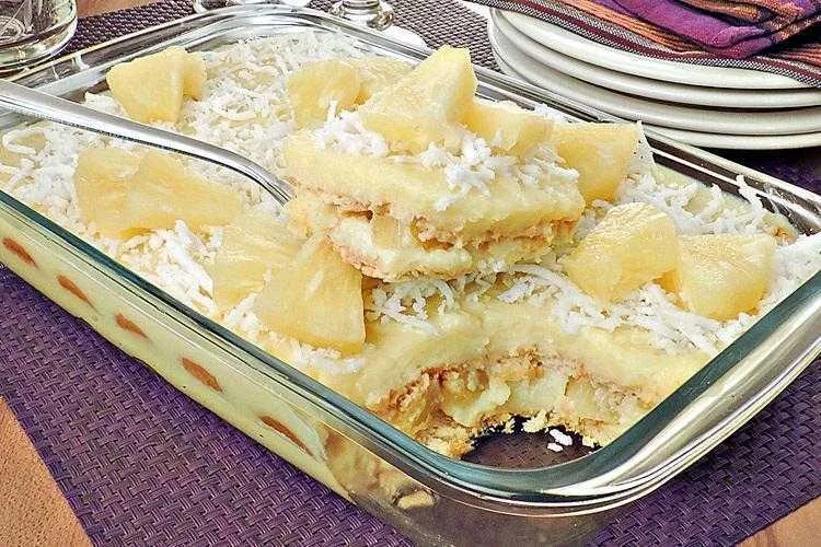 Como Fazer Pavê Delícia de Abacaxi