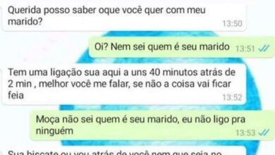 Esposa surtada ameaça mulher que ‘ligou’ no celular do marido e desfecho faz rir