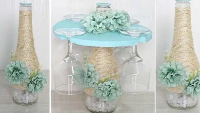 Lindas Ideias Com Garrafas Vazias de Vidro