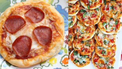 Mini pizza – Receita de Massa e Recheio